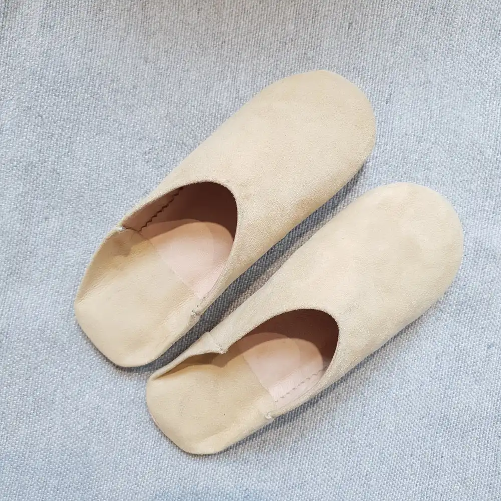 Wholesale Suede Leather Unisex Slippers Soft, Durable, and Stylish For Women and Men your customers will love them