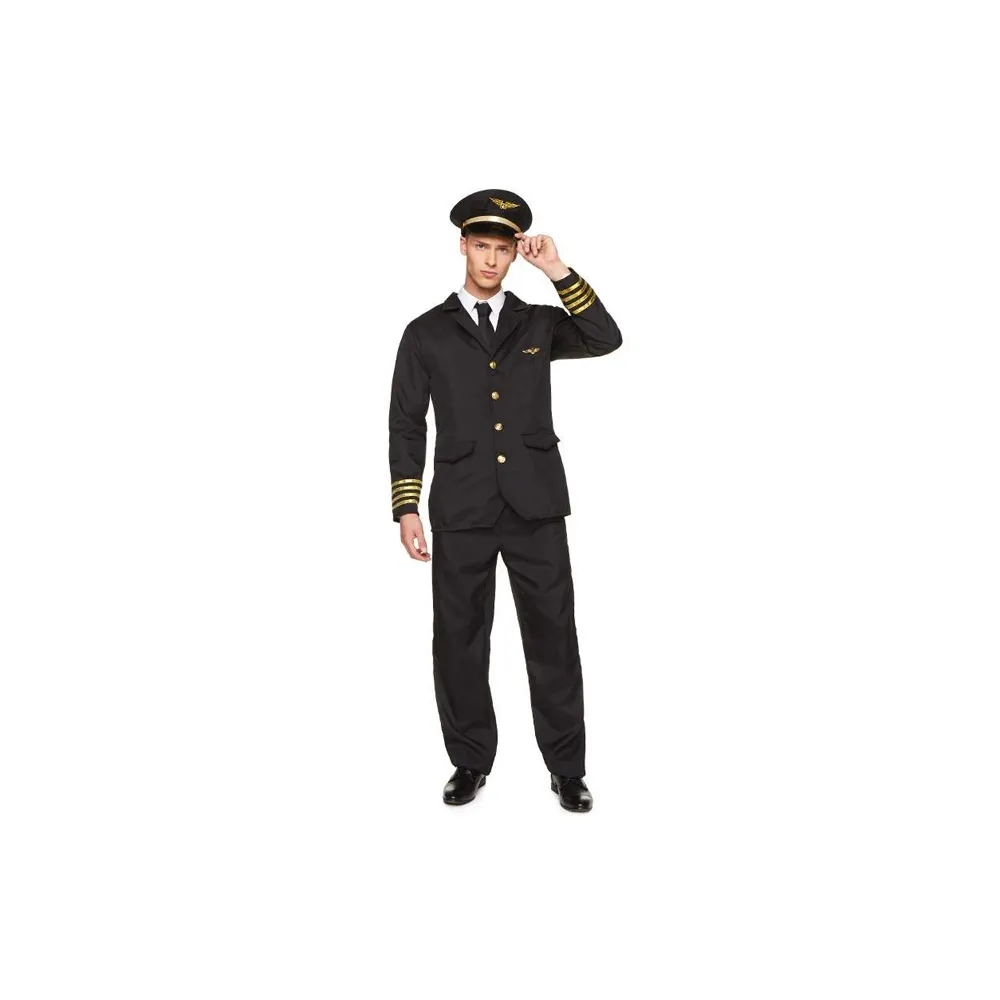 뜨거운 판매 항공사 남성 조종사 유니폼 작업복 유니폼 수락 최고의 가격으로 항공사 조종사 유니폼
