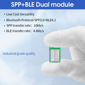 Módulo Bluetooth de modo dual SPP3.0 + BLE 4,2, 75m, 10KB/S, comunicación en serie Uart, al mando, módulo BLE, FCC, CE, ROHS - Product Image 3