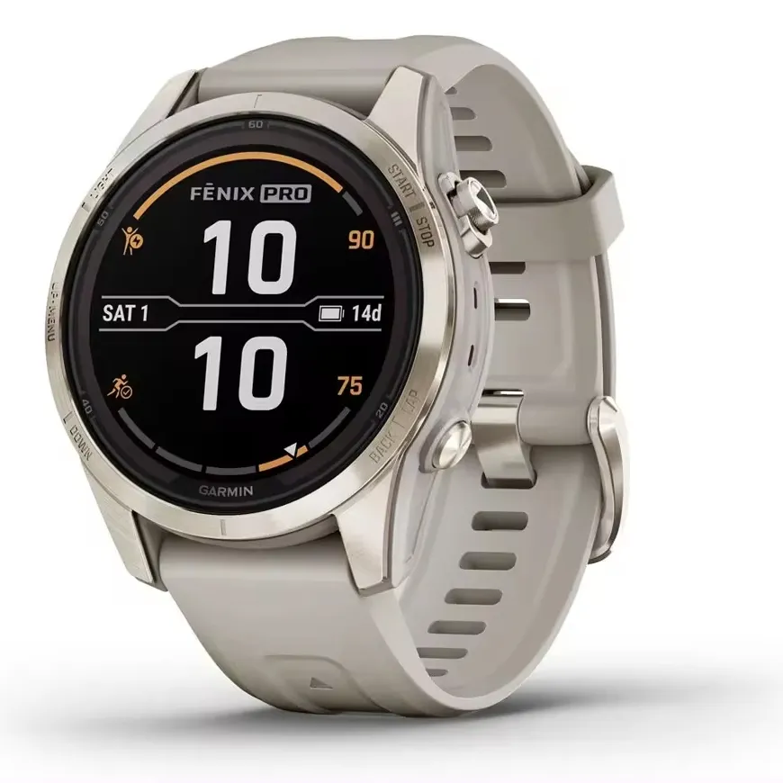 Yeni satış Garmins fenixs 7S Pro güneş/safir güneş Multisport GPS Smartwatch, 2023 yayın