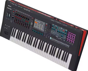Лучшее использование Roland FANTOM-6 синтезатор фортепианная клавиатура цифровой механический стиль с интерфейсом MIDI аутентичный вертикальный дизайн пианино - Product Image 2
