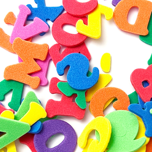 96 pcs 2cm bọt chữ hoa số lượng lớn <span class=keywords><strong>Craft</strong></span> Set-mềm linh hoạt Đồ chơi giáo dục cho 5 đến 7 năm 8 màu sắc - Product Image 2