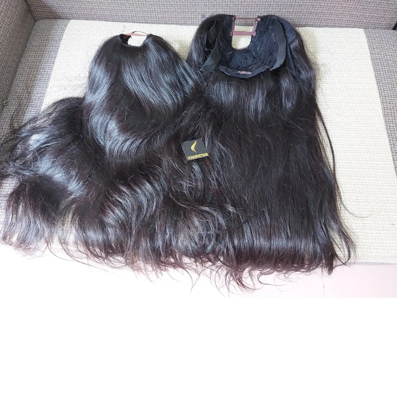 Parrucca diritta di alta qualità wigh upart 100% capelli vergini crudi 24in 26in 28in prodotti vietnamiti