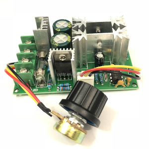 Precio de fábrica 20A DC Regulador de velocidad del motor 12V 24V 36V 48V Módulo de accionamiento de alta potencia Controlador PWM - Product Image 1