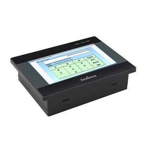 Coolmay 4.3&quot; HMI PLC All in One MX3G-43C Series Controller Built-in <strong>Analog</strong> <strong>Input</strong> <strong>and</strong> <strong>Output</strong> 5AD2DA Support MODBUS RTU
