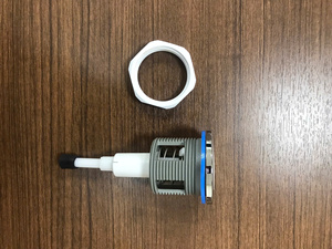 クロームABSプッシュボタントイレシスターカスタムロゴOEM部品トッププレストイレプッシュボタン - Product Image 1