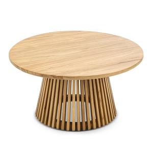 Moderno tavolo da pranzo rotondo esterno in legno massello Versatile per la casa Hotel spiaggia Villa cortile ingresso spiaggia applicazioni