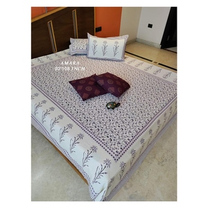Amara & Masakali 93x108พร้อมปลอกหมอนอิงมือ2ชิ้นผ้าปูเตียงขนาดควีนไซส์พรีเมียมคอลเลกชัน AMBS009ล่าสุด - Product Image 5