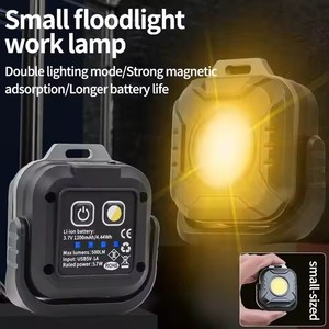 <strong>LED</strong> Rechargeable Work Light Portable COB Magnetic Lights with 5 Modes 180&deg;Rotatable IPX4 Waterproof Worklight Lighting - Product Image 3