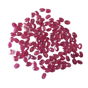 7x5mm Oval Natural <strong>Ruby</strong> Loose Gemstones Faceted Mozambique <strong>Ruby</strong> Natural Stone for Jewelry Making Wholesale <strong>Price</strong> Vivaaz Gems - Product Image 3