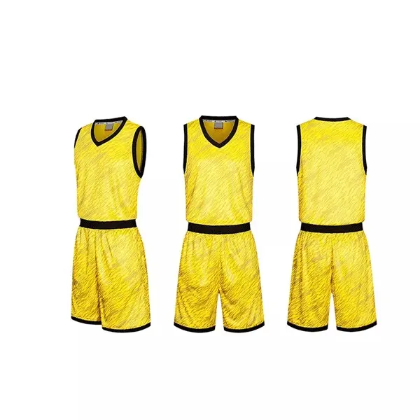Uniforme de baloncesto de alta calidad, uniforme de baloncesto transpirable, cómodo y barato