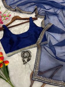 设计师宝莱坞派对穿纱丽衬衫长印度巴基斯坦成人婚礼纱丽女士时装套装花式型号