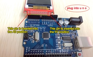 Modulo schermo LCD SPI 1.8 "TFT 128x160 ST7735S compatibile con STM32 Arduino con scheda SD