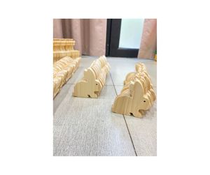 耐用的蒙特梭利动物块由安全的山毛榉木材制成，激发孩子们的创造力、解决问题和早期学习 - Product Image 1