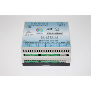 4つのアナログ入力、4つのデジタル入力、4つのデジタル出力ポート、Modbus TCPインターフェイスを備えたIOモジュール - Product Image 1