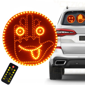 ไฟแสดงความรู้สึกหน้ายิ้ม LED ติดรถแบบใหม่ไฟเตือนแบบมัลติฟังก์ชั่น - Product Image 1