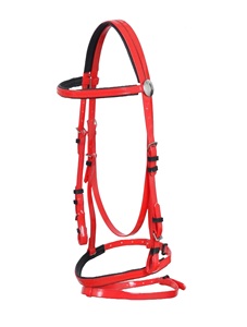บังเหียนและบังเหียนพีวีซีสำหรับแข่งม้าแทคผลิตในอินเดีย biothene bridle Equestrian - Product Image 2