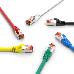 Cable de conexión Ethernet Cat6A de alta velocidad 10Gbps 23AWG CAT 6A Shield Cables de comunicación UTP FTP SFTP Rj45 Cable de conexión - Product Image 2