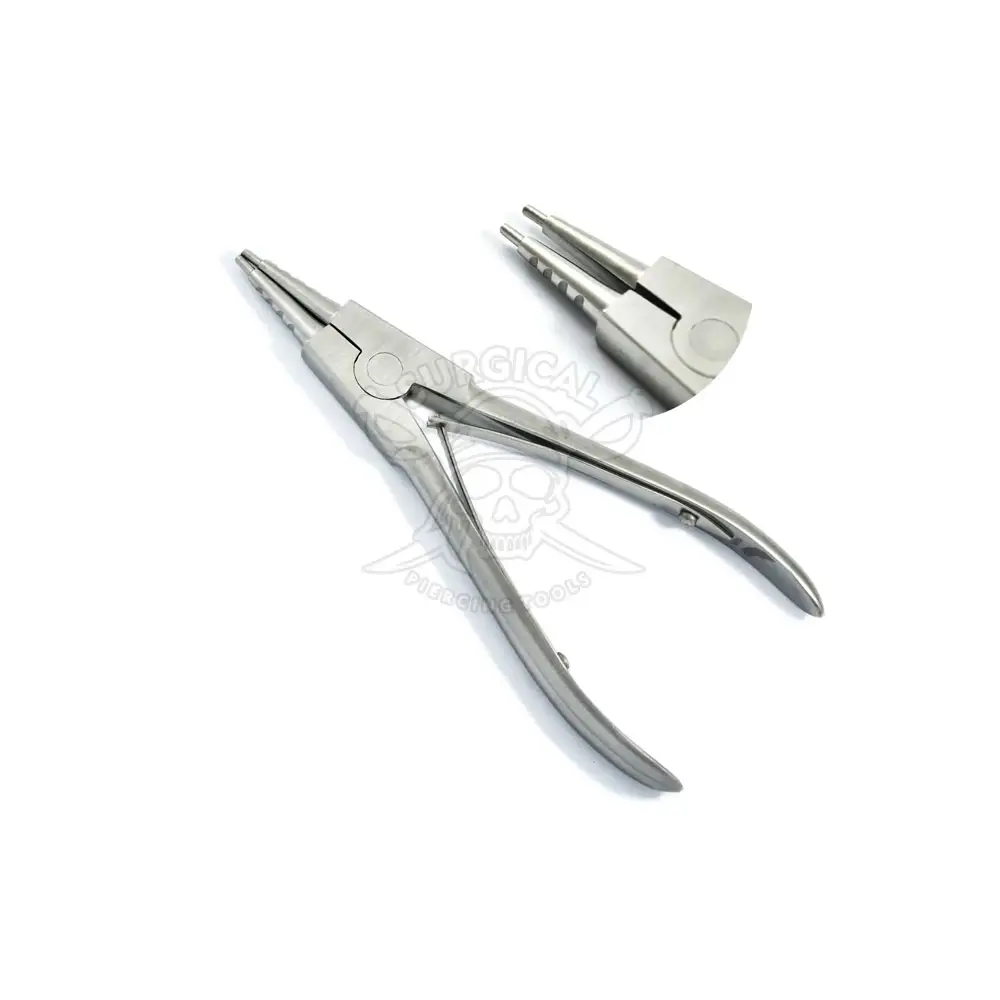 Dài Mũi Circlip Plier Bên Ngoài Snap Nhẫn Kìm Uốn Cong Tùy Chỉnh Vòng Đóng Cửa Plier Đồ Trang Sức Cơ Thể Xuyên Vòng Gần hơn