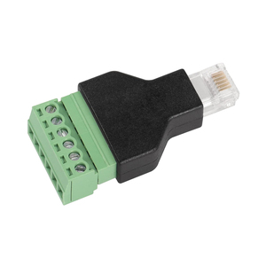 RJ12 6P6C erkek vidalı Terminal adaptörü Ethernet 6 Pin CCTV adaptörü blok konektörü sıradan telefon DSL Modem kabloları için - Product Image 2