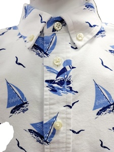 เสื้อคอเสื้อลายเรือสำหรับเด็กผู้ชายทำจากเวียดนาม - Product Image 6