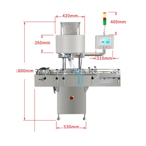Sistema de Control Plc Contador automático de botellas de cápsulas electrónicas Máquina contadora de dulces suaves de caramelo gomoso - Product Image 3