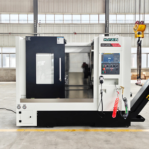 中国HTD0642多機能Fanuc Siemensパワーライブタレットスラントベッド金属フライスコンボCNCターニングセンター旋盤 - Product Image 2