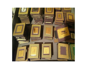 Intel Pentium <strong>CPU</strong> Scrap with Gold Pins 486 &amp; 386 Quad-Core L3 <strong>Socket</strong> Used Ceramic Processor for Computers &amp; Laptops