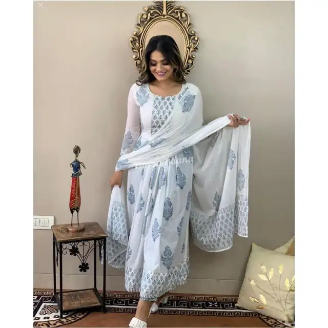 Pakistani Women White Salwar Kameez Readymade Fully Stitched Premium Mirror Work Palazzo Kurta Set Kurti Dupatta Set 3 Piece