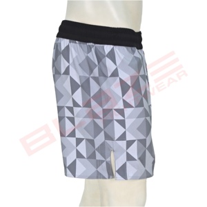 カスタムデザイン耐久性のあるMMA ShortlBJJファイトウェアショート軽量グラップリングショートno giトレーニングショート4ウェイストレッチファイト