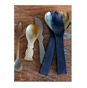 Classic Trending Eco-Friendly Buffalo <strong>Horn</strong> Cutlery Custom <strong>Shape</strong> Design with Natural Polished Finish for Kitchen or Hotel Use - Product Image 4