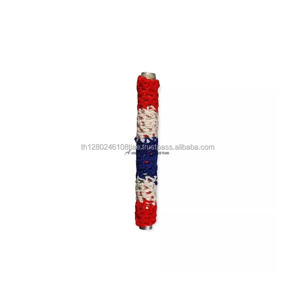 Takrud thai amulets that has all the benefits Hand knitted with Thai flag pattern From Thailand