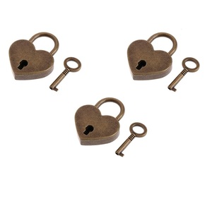 Taze ve yüksek kaliteli antika ped kilit anahtarı şık kapı kilitleri 2 tuşları ile çalışma koşulu güvenlik ucuz fiyat için kullanın - Product Image 3
