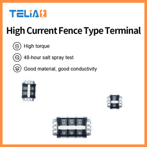 WTA40-01-F-N*P 300A Dual Row Screw Barrier <strong>Terminal</strong> <strong>Block</strong> <strong>Fixed</strong> Connection Lug Plate Covered <strong>Terminal</strong> WTA Series <strong>Terminal</strong> <strong>Blocks</strong> - Product Image 2