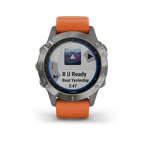 2021 Professional Fenix 6 GPS basado en distancia tiempo y ritmo Relojes inteligentes Mapa vectorial completo Corning GoriIllaAA Glass 3 o Sapphire