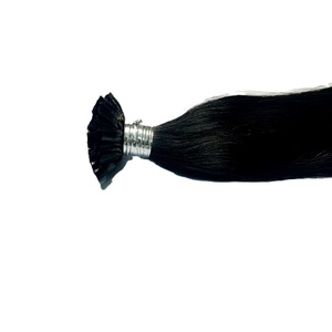 U-ucu saç ekleme bakire Remy tek/iki kez işlenmiş postişler saç ekleme ham manikür hizalanmış saç 100% toptan oranları 18 inç - Product Image 5