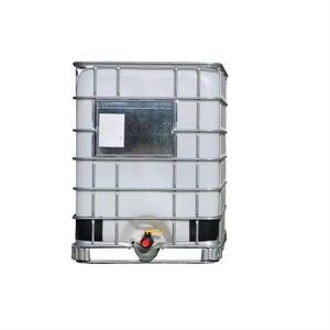 HDPEプラスチック1000L容量垂直IBC貯蔵タンク新しい中古状態ポンプ圧力容器コア家庭用農場建設 - Product Image 2