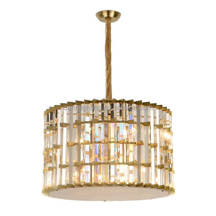 Lampadario di cristallo di moda personalizzato di fabbrica lampade a LED decorative per ufficio di lusso