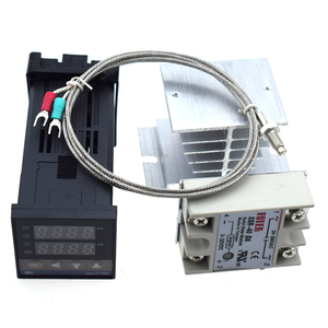 ZR Controlador de temperatura PID de 12V para uso industrial con máx. 40A SSR y sonda de termopar K Soporte OEM personalizable - Product Image 2