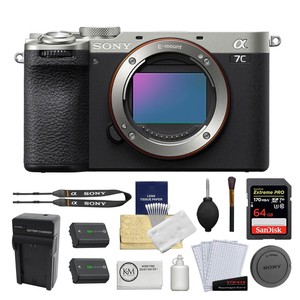 BEST PRICE a7C II Mirrorless <strong>Camera</strong> Body |Silver + 64GB Memory Card + Accessories - Product Image 2