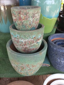 [Yakut Linh]-toptan seramik saksı yetiştiricilerinin akan sır bitki vazosu ekici Bonsai saksısı büyük atlantik Pot - Product Image 4
