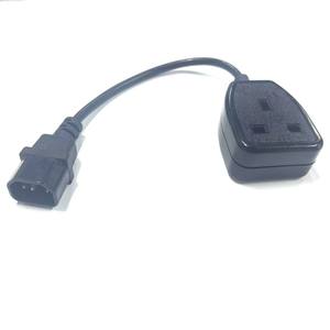 Personalizado C14 a 3pin UK Socket Macho a hembra Cable adaptador de corriente Cable de alimentación de CA para computadora - Product Image 6