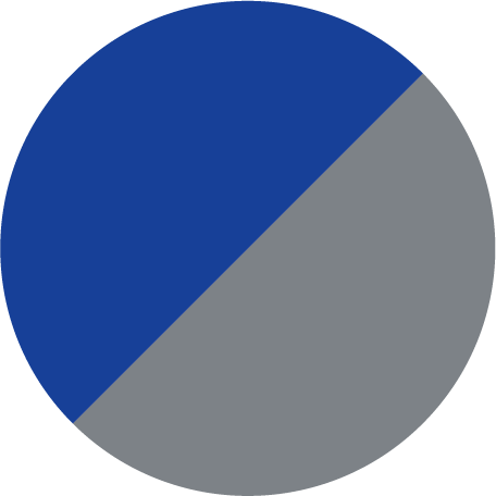 Bleu et gris
