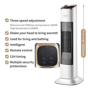 PTC seramik taşınabilir ısıtıcı fanı ısıtıcı 2 1 oda ısıtıcı otomatik salınım aşırı ısınma ucu ile aşırı koruma - Product Image 3