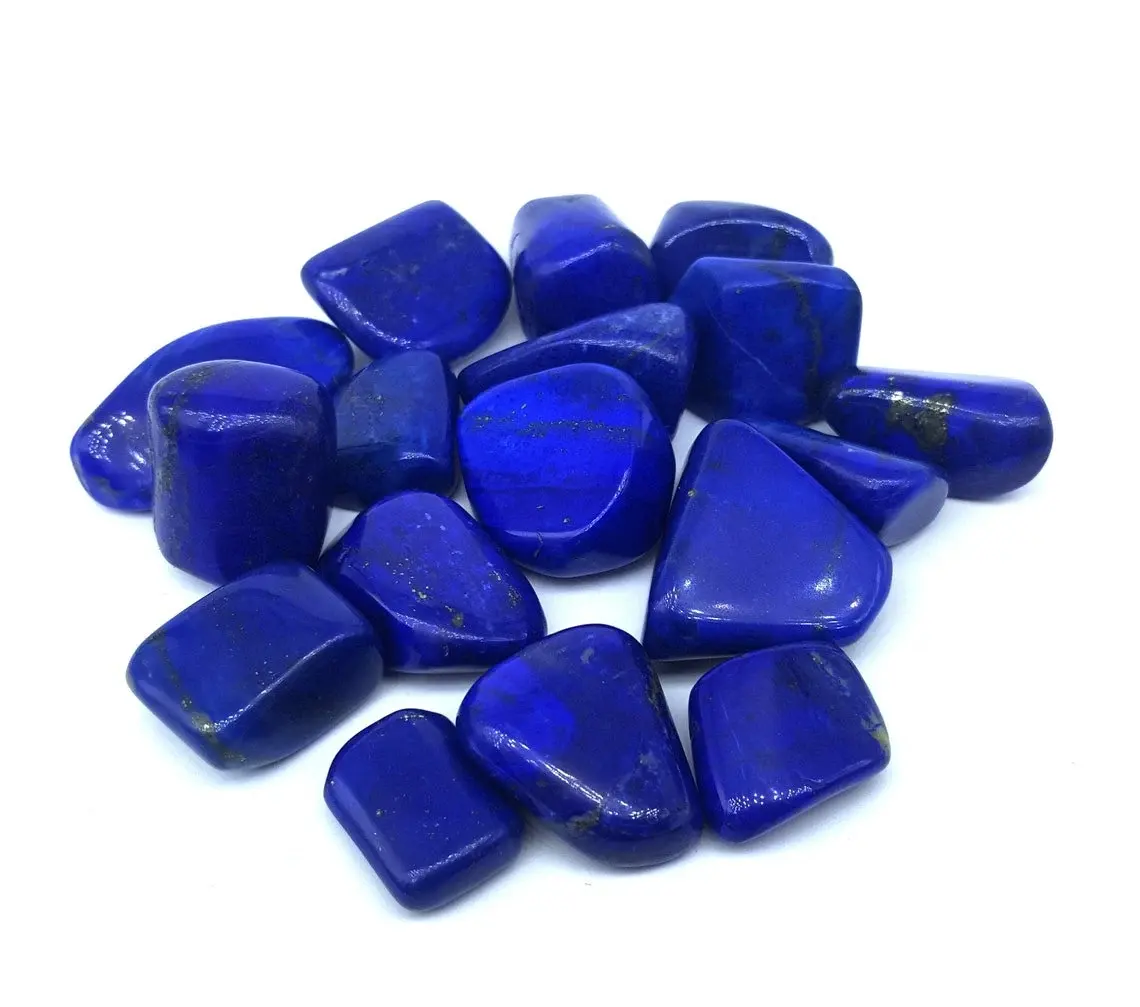 자연 Lapis Lazuli 석 굴러 돌 Lapis 석 전체 판매 폴란드어 굴러 보석