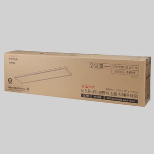 [Vitson] <strong>LED</strong> Panel New Simple Direct Type V2 5Pack Bulk 1285 * 320 50W Daylight 5.7K 5700 Best Price KOR for Indoor 500420 - Product Image 1