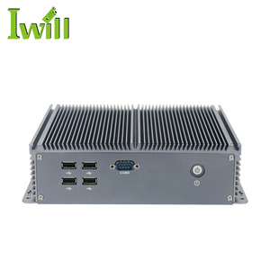 Barebone <strong>System</strong> J1900 Chipset Mini Industrial Fanless PC Dual LAN with Serial <strong>Parallel</strong> Port in Stock - Product Image 2