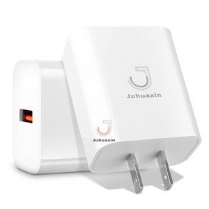JUHUAXIN QC3.0 Certificado 18W Carregador Rápido 5V/<span class=keywords><strong>9V</strong></span>/12V Saída Universal AC 100-240V Entrada Mobile Phone Carregador Rápido