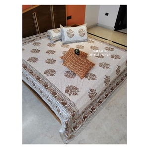 Amara & Masakali 93x108พร้อมปลอกหมอนอิงมือ2ชิ้นผ้าปูเตียงขนาดควีนไซส์พรีเมียมคอลเลกชัน AMBS031ล่าสุด - Product Image 5