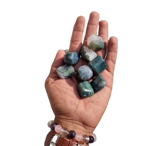 Newly Arrived Natural MOSS <strong>AGATE</strong> Tumbled Stone <strong>Agate</strong> Tumbled Stone for Medication and Decoration for Sale - Product Image 1